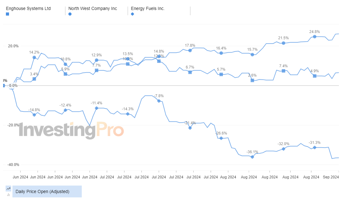 InvestingPro Top Gainers Price History