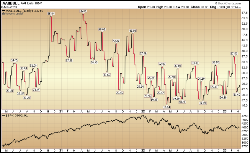 !AAIIBULL AAII Bulls INDX