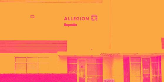 Allegion (ALLE) Reports Earnings Tomorrow: What To Expect