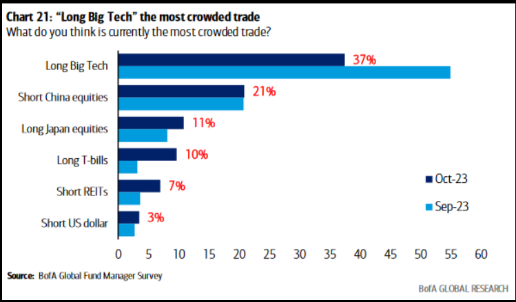 Long Big Tech - the most crowded trade