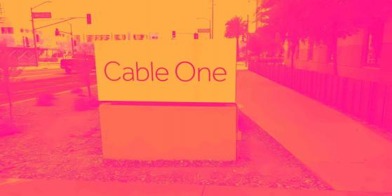 Cable One (NYSE:CABO) Misses Q1 Sales Targets, Stock Drops