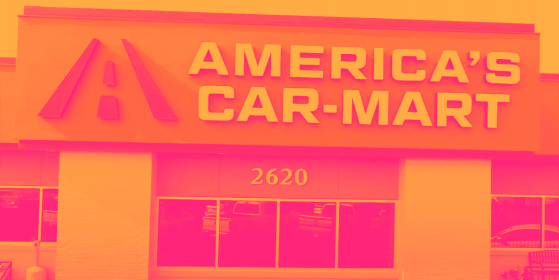 Why America's Car-Mart (CRMT) Shares Are Sliding Today