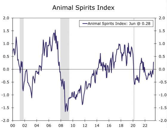 Investor 'animal spirits' turns positive for first time since 2021 - Wells Fargo