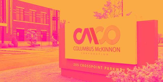 Columbus McKinnon (NASDAQ:CMCO) Reports Sales Below Analyst Estimates In Q2 Earnings